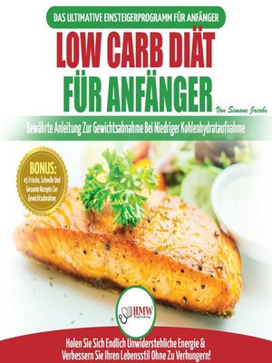 cover image of Low Carb Diät Für Anfänger